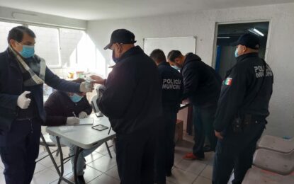 VIDEO: Realizan sorpresivo examen antidoping a Policías Municipales en Parral