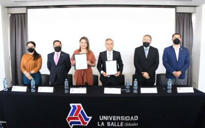 Firma Bujanda convenio de colaboración entre ULSA y Congreso