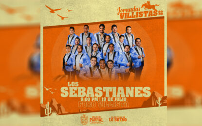 Banda los Sebastianes se presentará el 19 de julio tras la llegada de la Cabalgata Villista