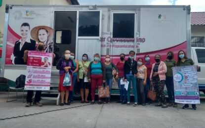 Realizan jornada para la detección de cáncer cérvico uterino y de mama en Gpe y Calvo