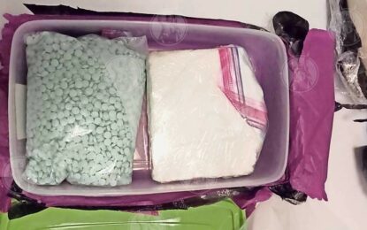 Interceptan casi 73 mil pastillas de fentanilo SSPM y Fiscalía