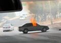 Detienen a 17 por quema de vehículos y bloqueos en BC