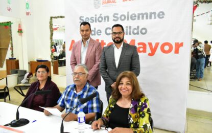 Alcalde César Peña ratifica su compromiso con los adultos mayores